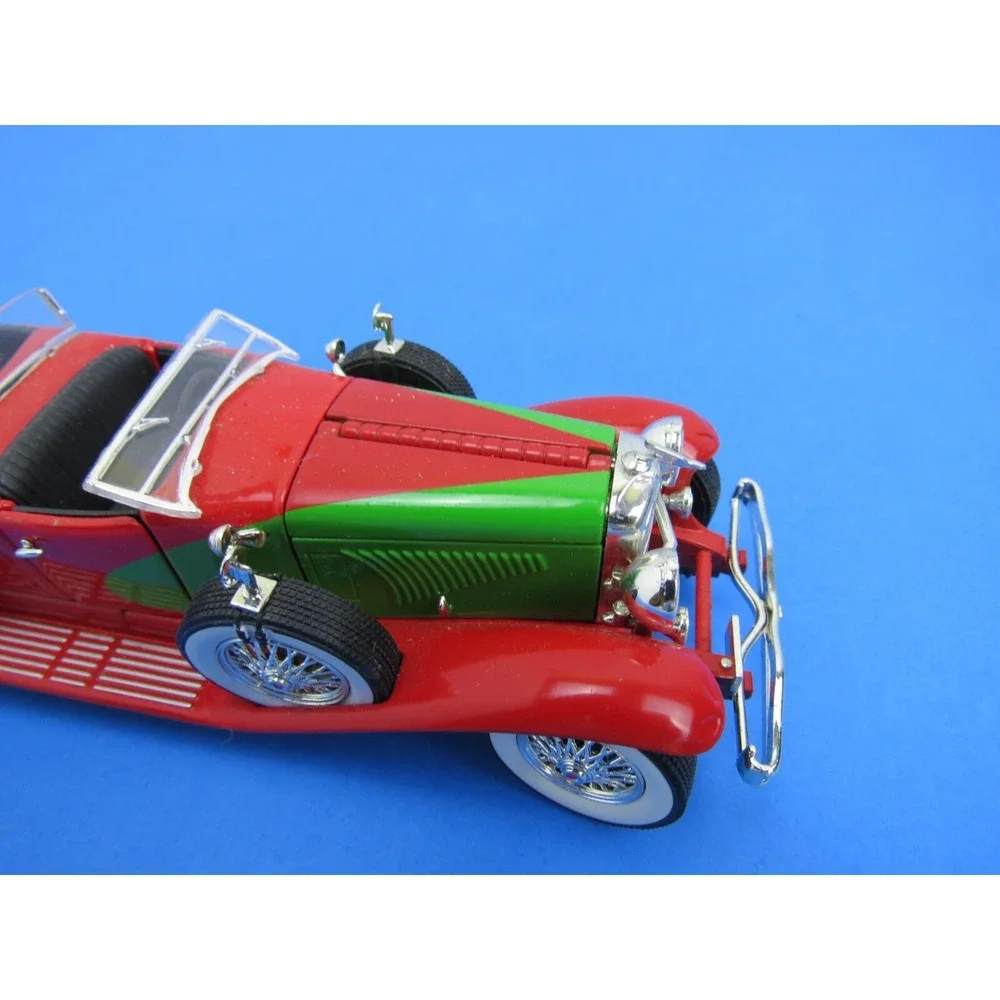 Signature Models 1934 Duesenberg Model Car Red Green DAMAGE